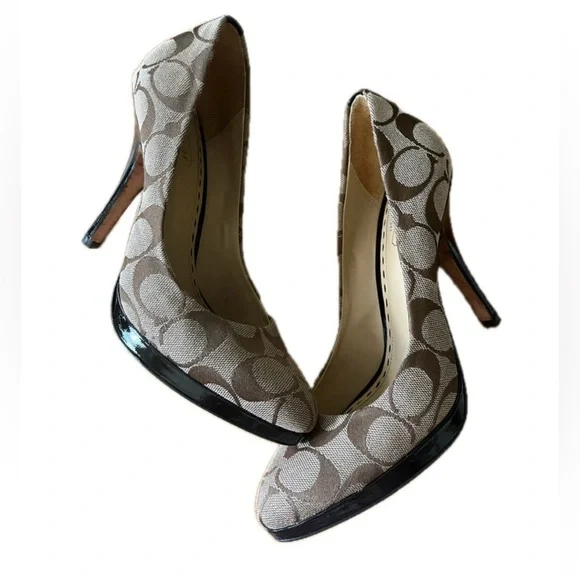 COACH CAYA Signature C, Women’s High Heels, Size 6.5 B - Picture 3 of 14
